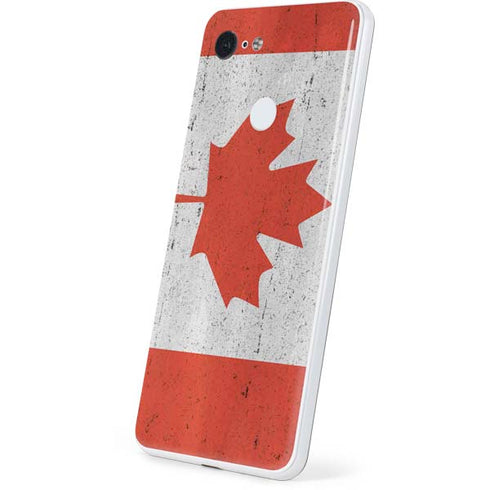 Canada Flag Distressed Google Pixel 3 Skin